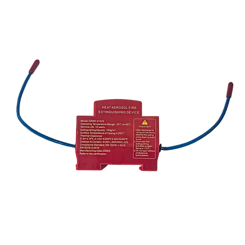 Dispositivo estinguente ad aerosol caldo QRR